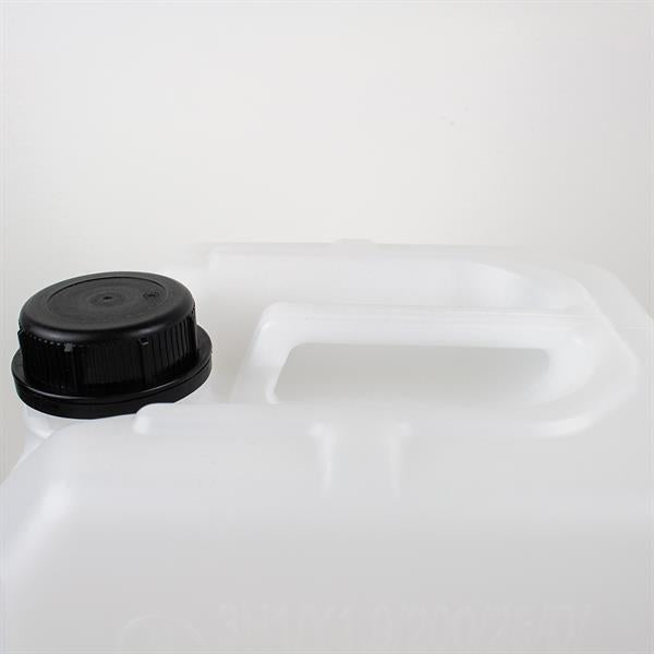 Plastdunk 10 liter – kraftig, stapelbar och frostsäker HDPE-dunk med svart kork