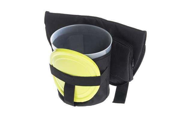 Bärplockarbälte med hink, svart bälte, 3,6 liter