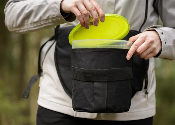 Bärplockarbälte med hink, svart bälte, 3,6 liter