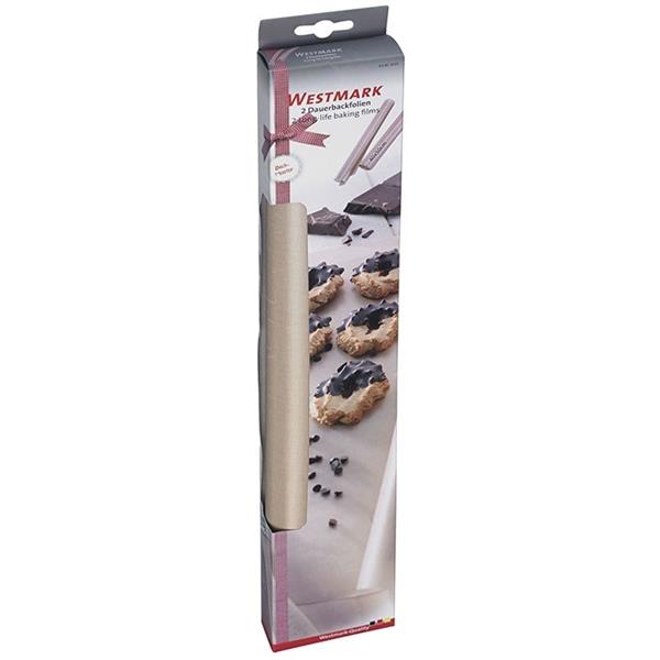 Bakark / återanvändbart bakplåtspapper – Westmark, silikon med teflon, 2 st (40 x 50 cm)