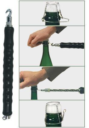 Champagnehätteåtdragare, tråddragare