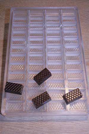 Chokladform med mönster