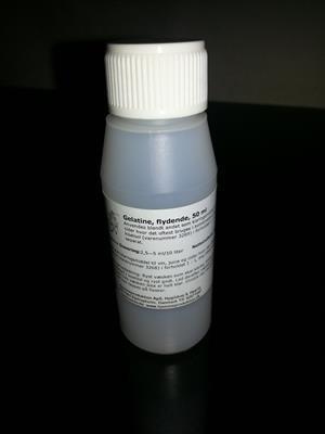 Gelatine, flydende, 50 ml