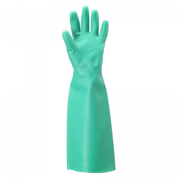 Långa skyddshandskar, medium (size 8), 1 par