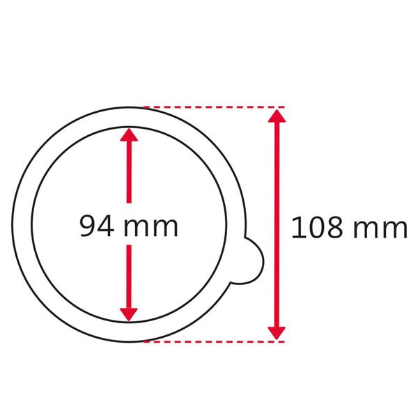 Gummiringar / packningar till konserveringsburkar, Westmark, 94 x 108 mm, 6 st