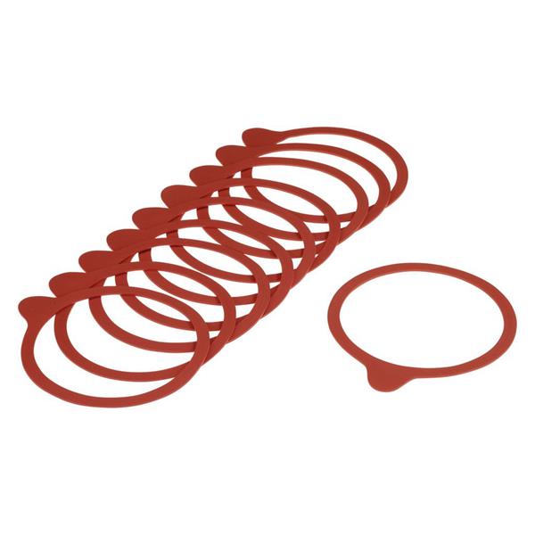 Gummiringar / packningar till konserveringsburkar, Weck, 112 x 128 mm, 10 st