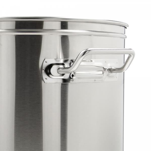 Bryggkittel 30 liter – elektrisk inkokningsapparat i rostfritt stål med termostat och tappkran, Brewferm
