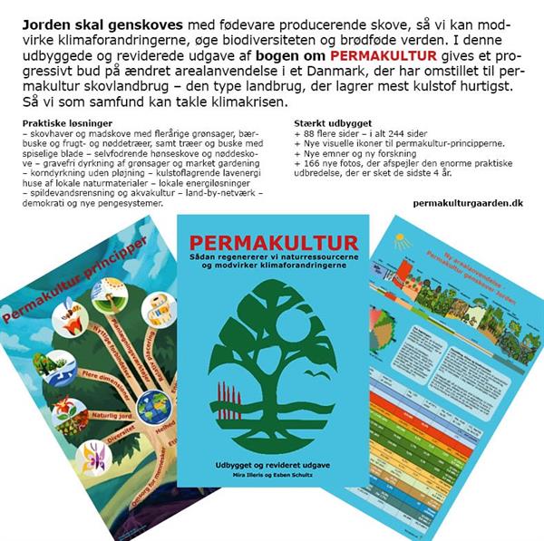 Bogen om permakultur (dansk bok) – hållbar odling och självförsörjning (Mira Illeris och Esben Schultz)