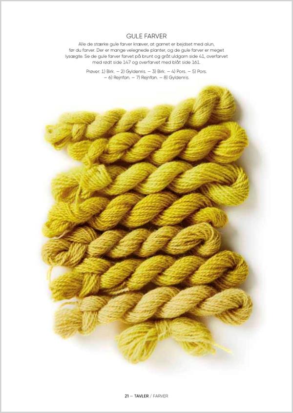 Plantefarver (dansk bok) – guide till växtfärgning och färgning av garn (Sofie Meedom)