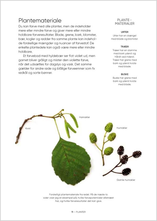 Plantefarver (dansk bok) – guide till växtfärgning och färgning av garn (Sofie Meedom)