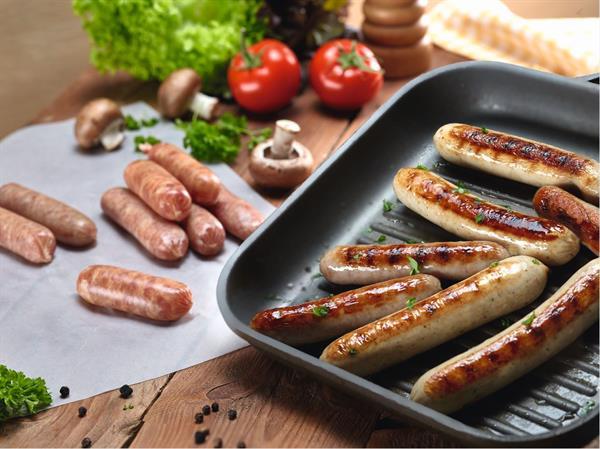 Vegetabiliskt konstfjälster till grill- och kokkorv, dia. 21 mm, 4 rullar (totalt 60,9 m)