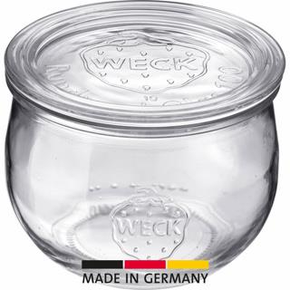 Weck glas med glaslåg, tulipanformet, dia. 100 mm, 500 ml