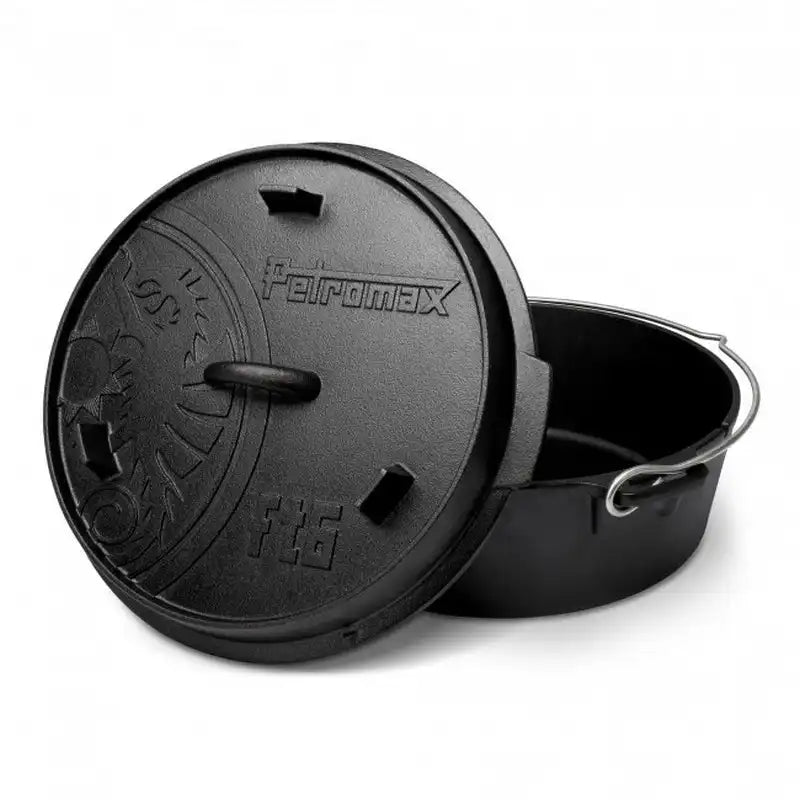 Dutch oven / gjutjärnsgryta för lägereld och grill – Petromax FT6, 6,1 liter