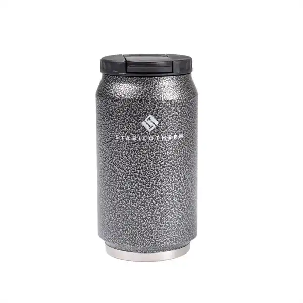 Termokrus til kaffe og varme drikke – Stabilotherm, grå 0,33 liter