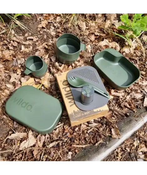 Matset för lägereldsmat och utflykter – Wildo® Camp-A-Box Complete